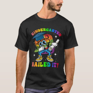 Dabbing Fidget Leksak Kindergarten Nails it Gradua T Shirt