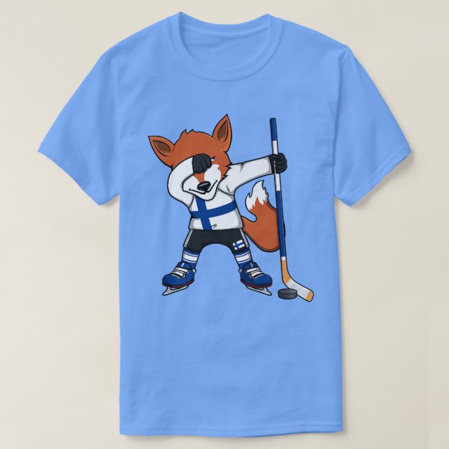 Dabbing Fo Finland Ice Hockey Fans Jersey Dab Wint T Shirt (Design framsida)