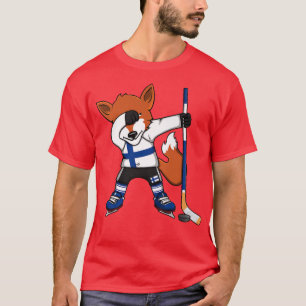 Dabbing for Finland Ice Hockey Fläkt Jersey Dab Wi T Shirt
