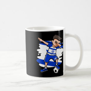 Dabbing Fotbollspojke - Israel Jersey Israelisk Fo Kaffemugg