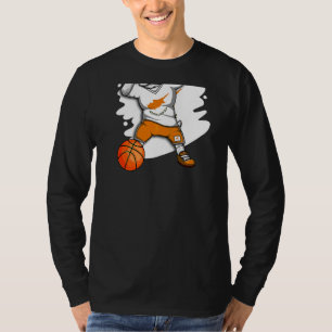 Dabbing Fransk Bulldog Cyprus Basketball Fläkt Jer T Shirt