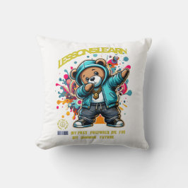 DABBING FUTURE LESSONS LEARN THROW PILLOW KUDDE