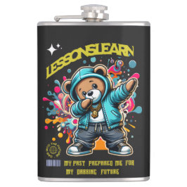 DABBING FUTURE Vinyl Wrapped Flask Fickplunta