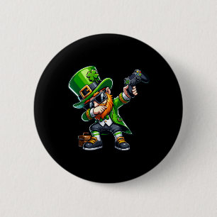Dabbing Gamer Leprechaun Dab Dance St Pattys St Pa Knapp