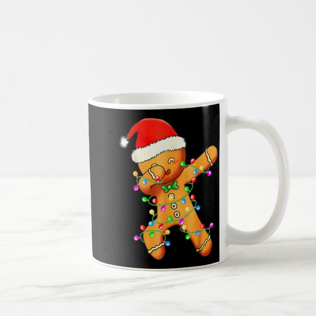 Dabbing Gingerbread Christmas  Kaffemugg (Höger)