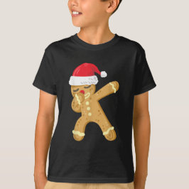 Dabbing Gingerbröd Den finaste julen Julafton Danc T Shirt