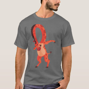 Dabbing Giraffe Dancing Birthday Gift T Shirt