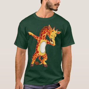 Dabbing Giraffe T Giraffes Funny Dab Dance s Gift Shirt