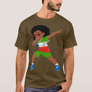 Dabbing Girl Ekvatorial Guinea Kids Dab Dance T Shirt