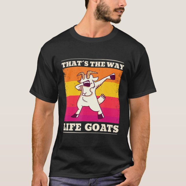Dabbing Goat T Shirt (Framsida)