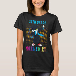 Dabbing Graduation Boy 11TH GRADE Nailed It T Shirt