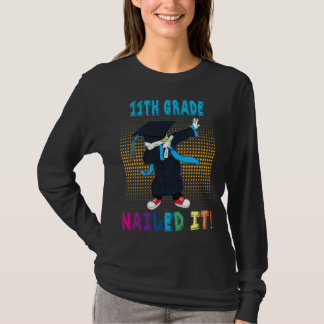 Dabbing Graduation Boy 11TH GRADE Nailed It T Shirt