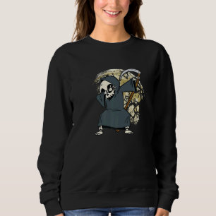 Dabbing Grim Reaper Halloween Costume Dab Horror O T Shirt
