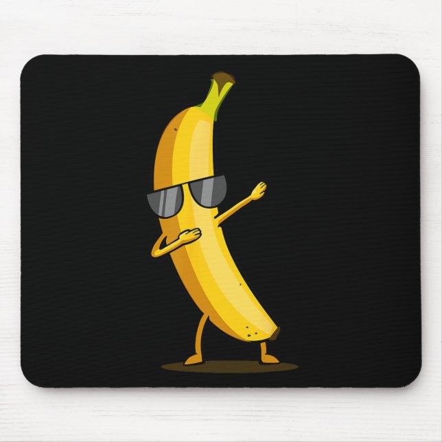 Dabbing Gult Banana - Dab Funny Dancing Fruit Musmatta (Framsidan)