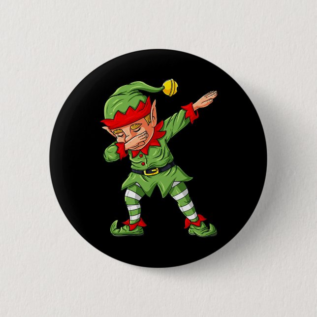 Dabbing Halloween Skeleton Zombie Scary Pumpkin Va Knapp (Framsida)
