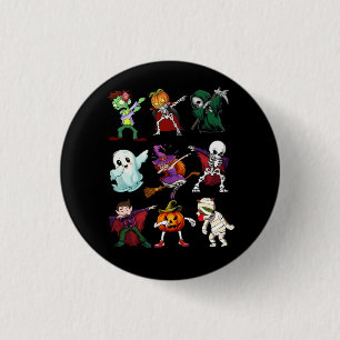Dabbing Halloween Witch Skeleton Zombie Scary Pump Knapp