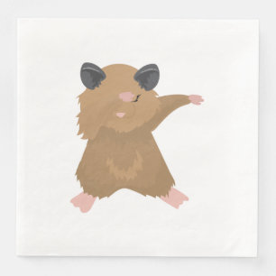 Dabbing Hamster Dance Funny Dab Dance Gift Idea Pappersservett