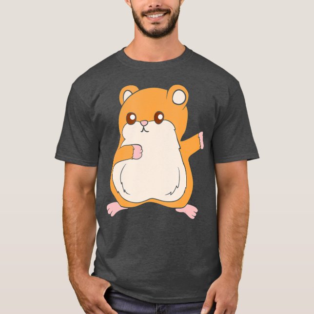 Dabbing Hamster Funny Hamster Animal Lover T Shirt (Framsida)