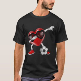Dabbing Heart Dab Cute Valentines day Boys Oceaner T Shirt