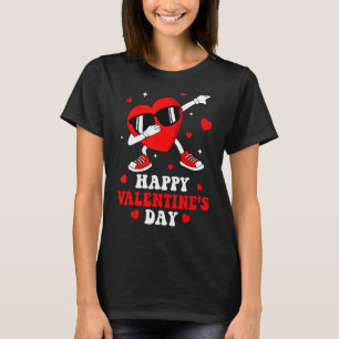 Dabbing Heart Sunglasses Glad Valentines Day Cou T Shirt