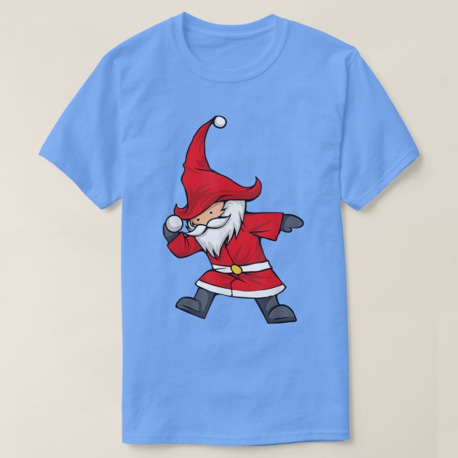 Dabbing Helgdag Gnome Matching jul Gnomes Lo T Shirt (Design framsida)