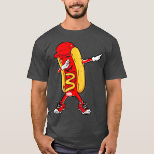 Dabbing Hett Hund Doing Hip hop Dab Dance Funny T Shirt