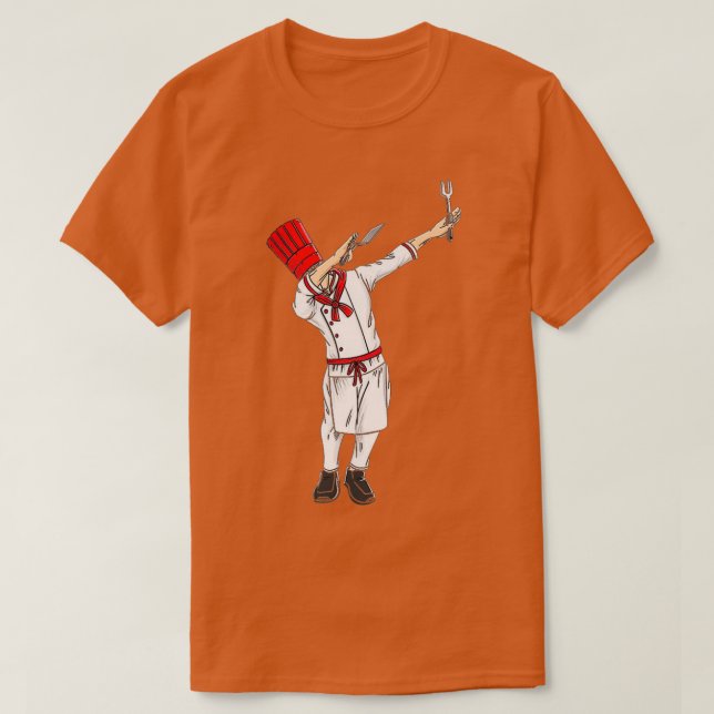 Dabbing Hibachi Chef 1 T Shirt (Design framsida)