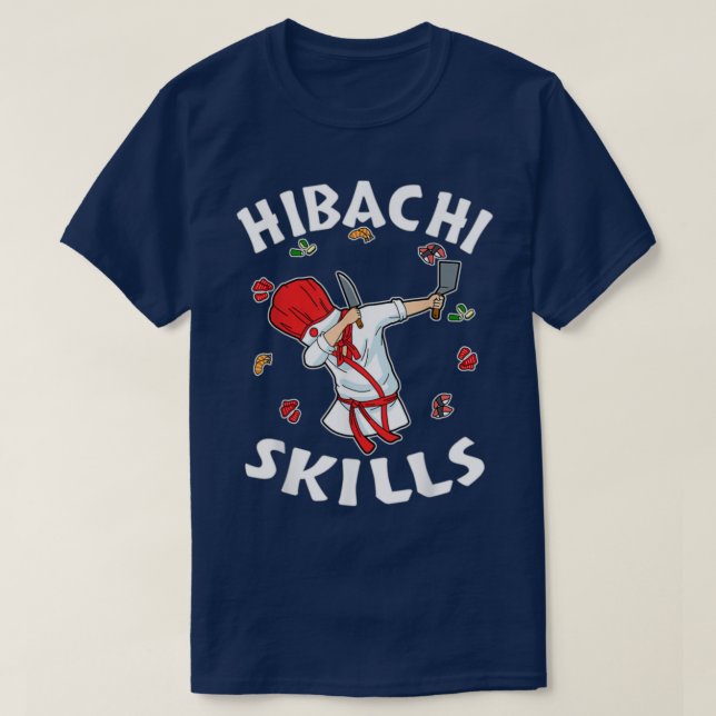Dabbing Hibachi Chef (2) T Shirt (Design framsida)