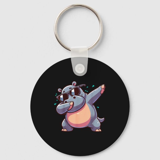 Dabbing Hip  Nyckelring (Framsida)