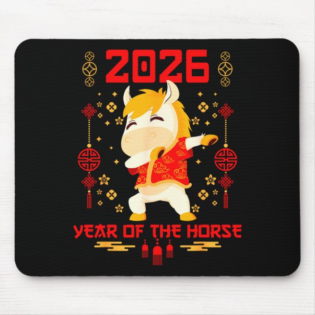 Dabbing Horse Chinese New Year Of The Horse2026  Musmatta (Framsidan)