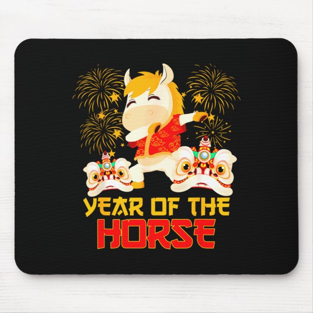 Dabbing Horse Chinese New Year Of The Horse2026  Musmatta (Framsidan)