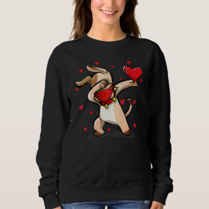Dabbing Hund Wears Ansikte Mask Dab Dance Funny Va T Shirt