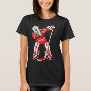 Dabbing Ice Hockey Player Roligt Boys Girls Kids D T Shirt