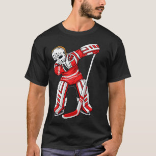 Dabbing Ice Hockey Player Roligt Boys Girls Kids D T Shirt