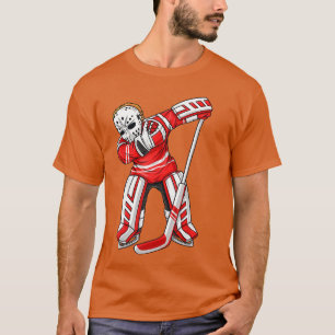 Dabbing- ishockeyspelare Rollig pojke flickor Dab T Shirt