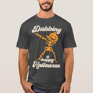 Dabbing Jack o lantern Skeleton T Shirt