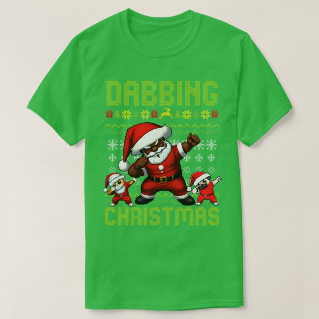 Dabbing jul t shirt (Design framsida)