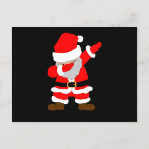 Dabbing Jultomten Coola Elegant Santa Vykort