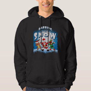 Dabbing Jultomten Elf Reindeer jul Squad P Hoodie