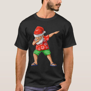 Dabbing jultomten i juli Party Hawaiian San T Shirt