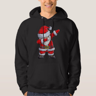 Dabbing Jultomten jul Boys Manar Funny Julafton Hoodie