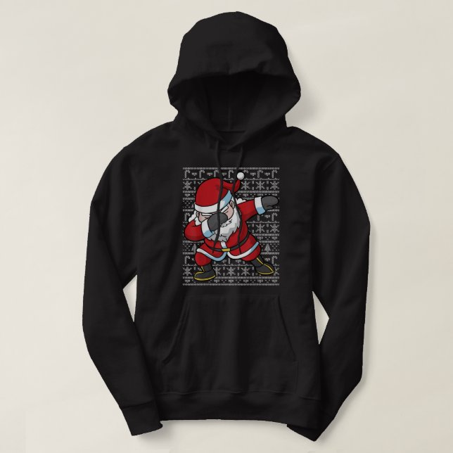 Dabbing Jultomten jul Dab Manar Women Boys K Hoodie (Design framsida)