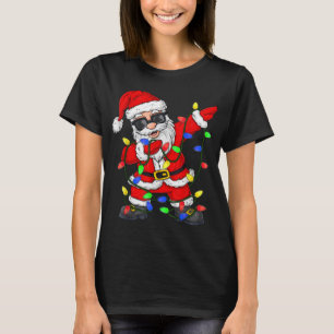 Dabbing Jultomten Julgran Ljus BoysDab T Shirt