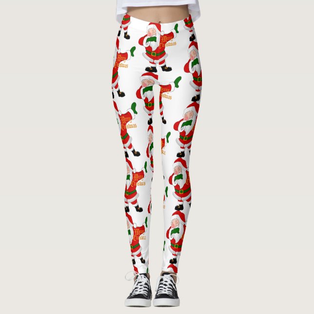 dabbing jultomten leggings (Framsida)