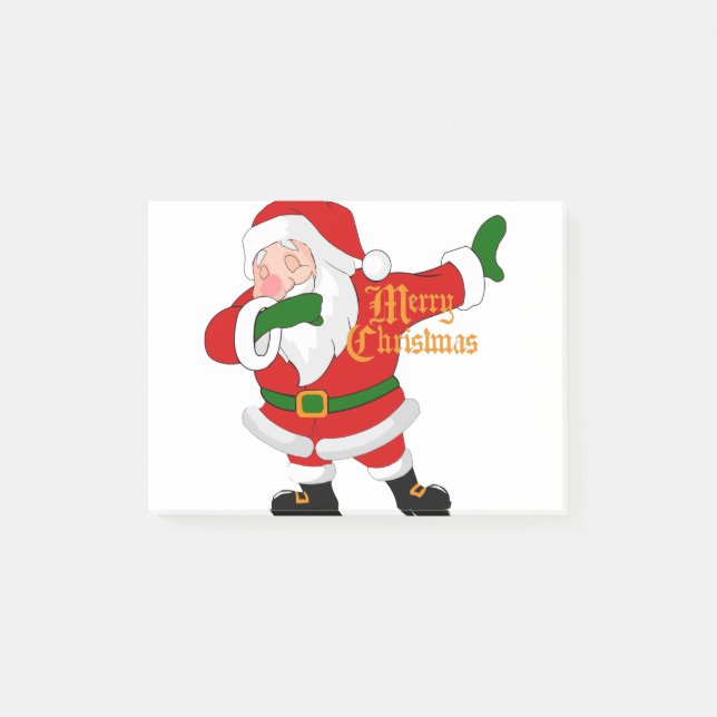 dabbing jultomten post-it block (Framsida)
