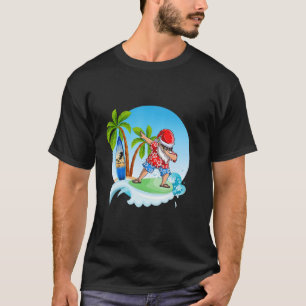 Dabbing Jultomten Surfing Sommar Jul in Ju T Shirt