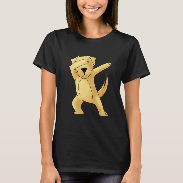 Dabbing Labrador Retriever Dog Kids Labrador Lab D T Shirt (Framsida)