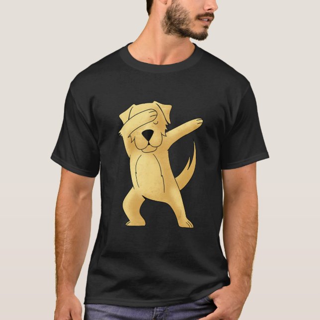 Dabbing Labrador Retriever Dog Kids Labrador Lab D T Shirt (Framsida)