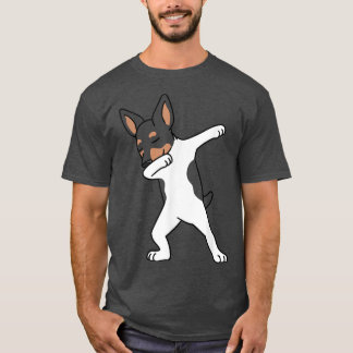 Dabbing Leksak Fo Terrier Dab Dance Hund T Shirt