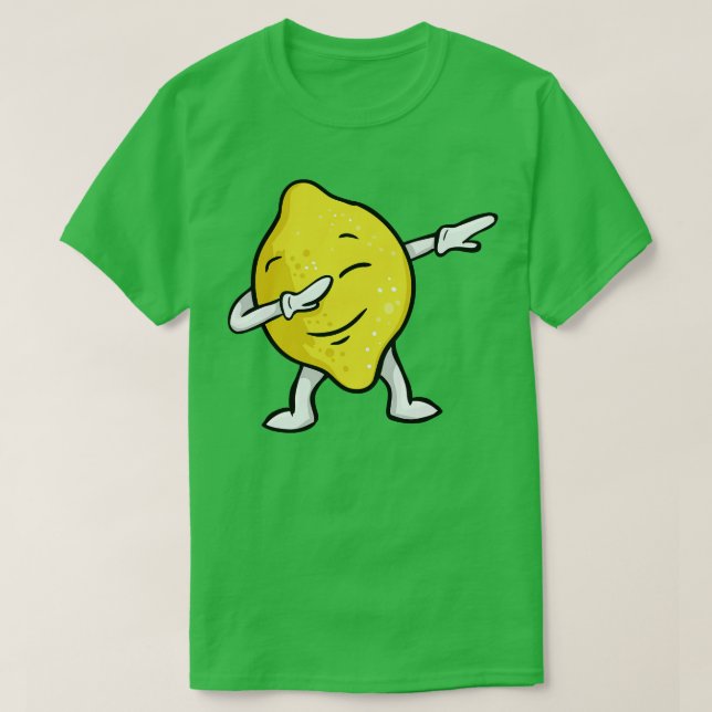 Dabbing Lemon T Shirt (Design framsida)